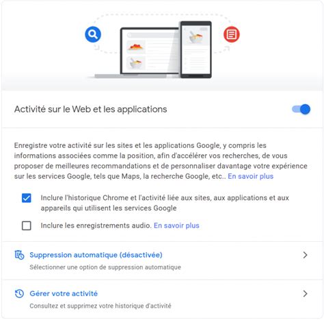 Google My Activity : comment gérer lhistorique de mon activité。